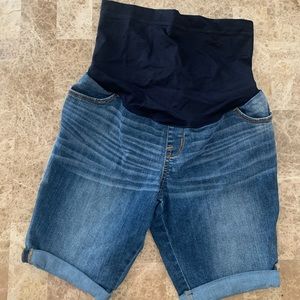 Maternity Jean Shorts